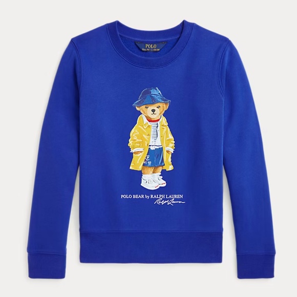 Ralph Lauren - Polo Bear Fleece Sweatshirt - size XS - Picture 1 of 5